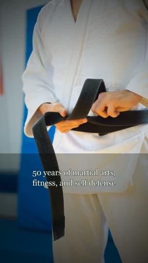 A still from the spotlight reel we made for C.S. Kim Karate.